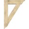 Ekena Millwork Traditional Traditional Rough Sawn Bracket w/ Offset Brace, Douglas Fir, 8"W x 32"D x 44"H BKT0806X32X44TRA01RDF - alternate 3